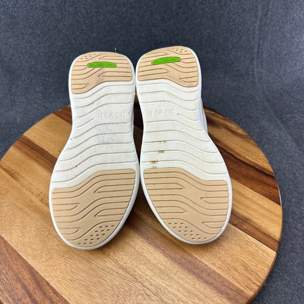 Kizik Athens Hands-free Sneaker Women's Sz 9.5 Wide Off White Creme Mesh Comfort - Picture 9 of 11